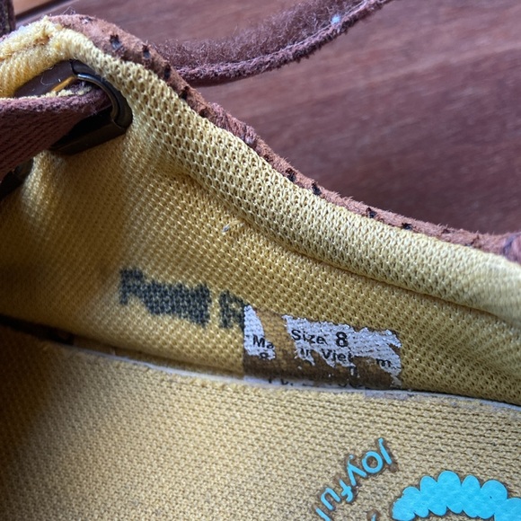 Livie & Luca Rake Eco Sneaker Toddler 8 Brown Velcro - Picture 8 of 11